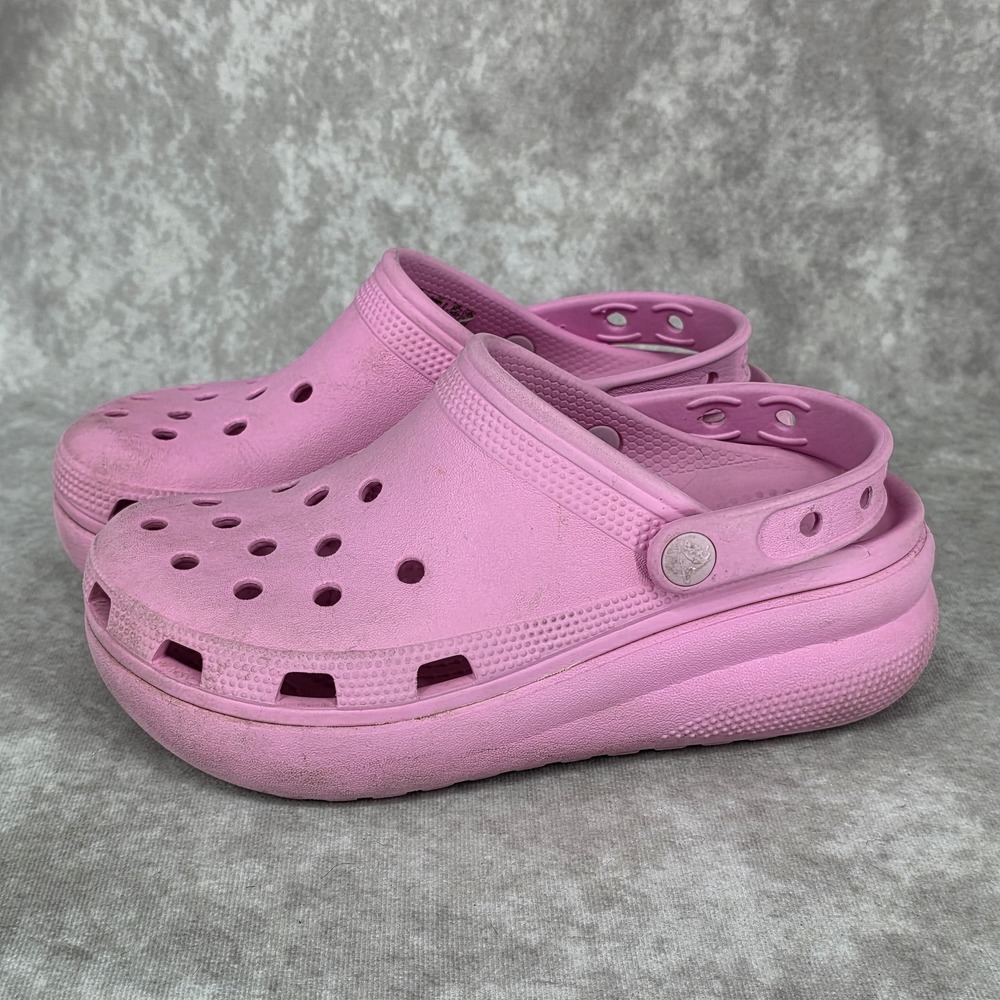 Crocs Kids Cutie Crush Platform Clogs Bublegum Pink J3